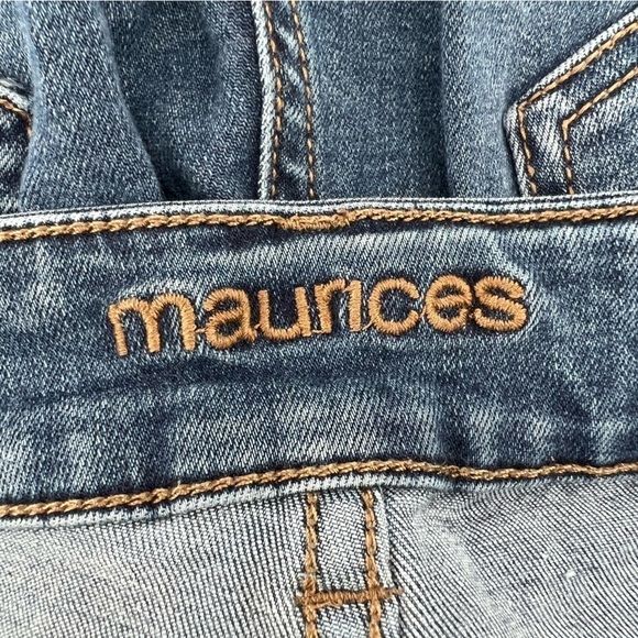 Maurice’s Distressed Skinny Jeans Size Large Short Women’s - Picture 2 of 5